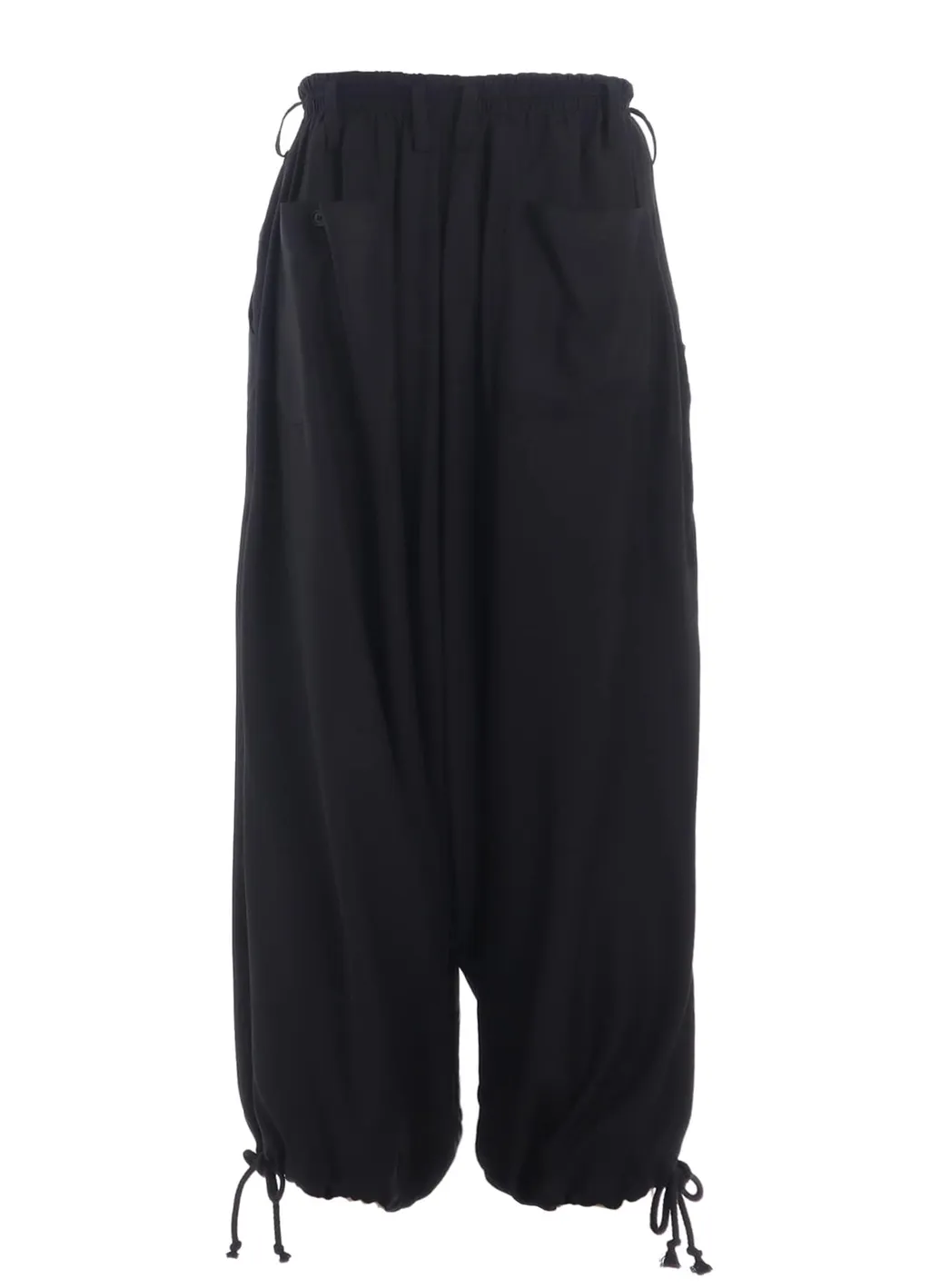 Rayon Twill Balloon Sarouel Pants