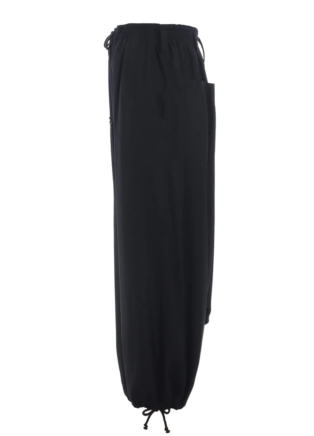 Rayon Twill Balloon Sarouel Pants