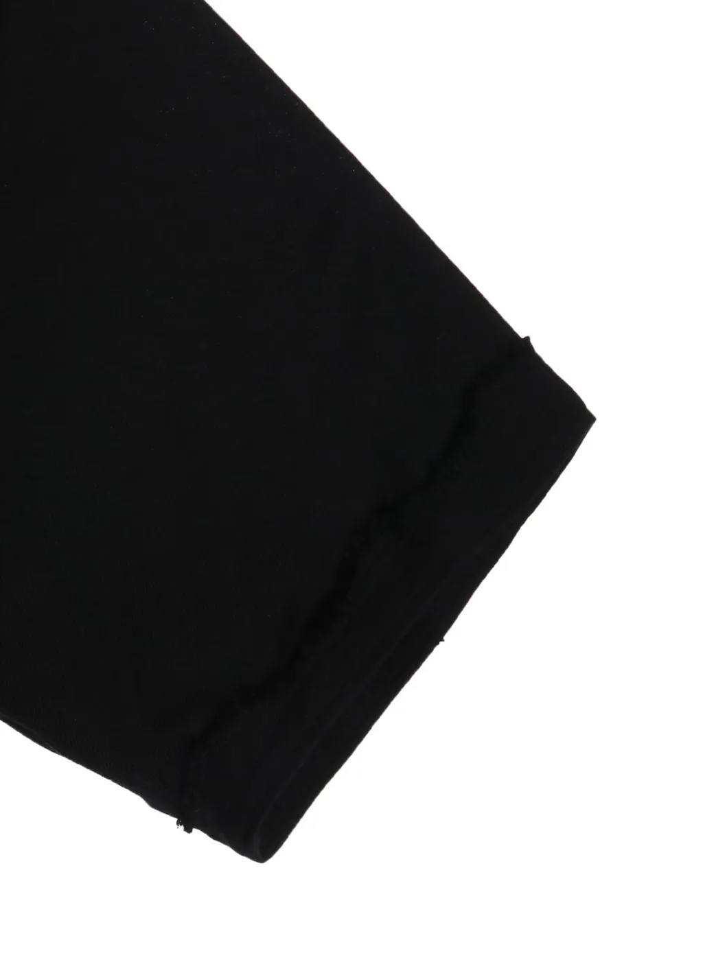 Viscose Twill Cut-Off Open-Collar Shirt