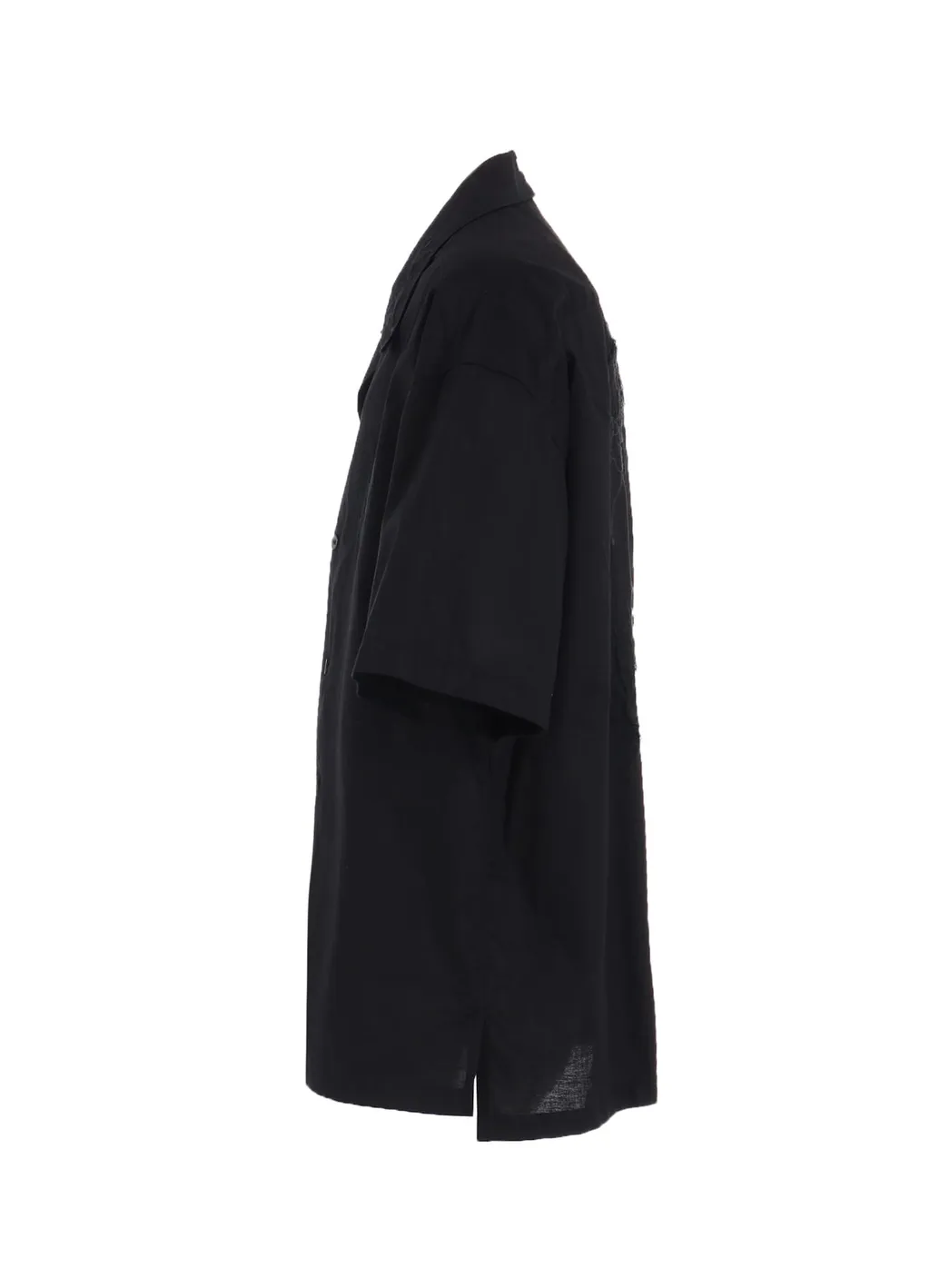 Baroque Embroidery Open-Collar Shirt