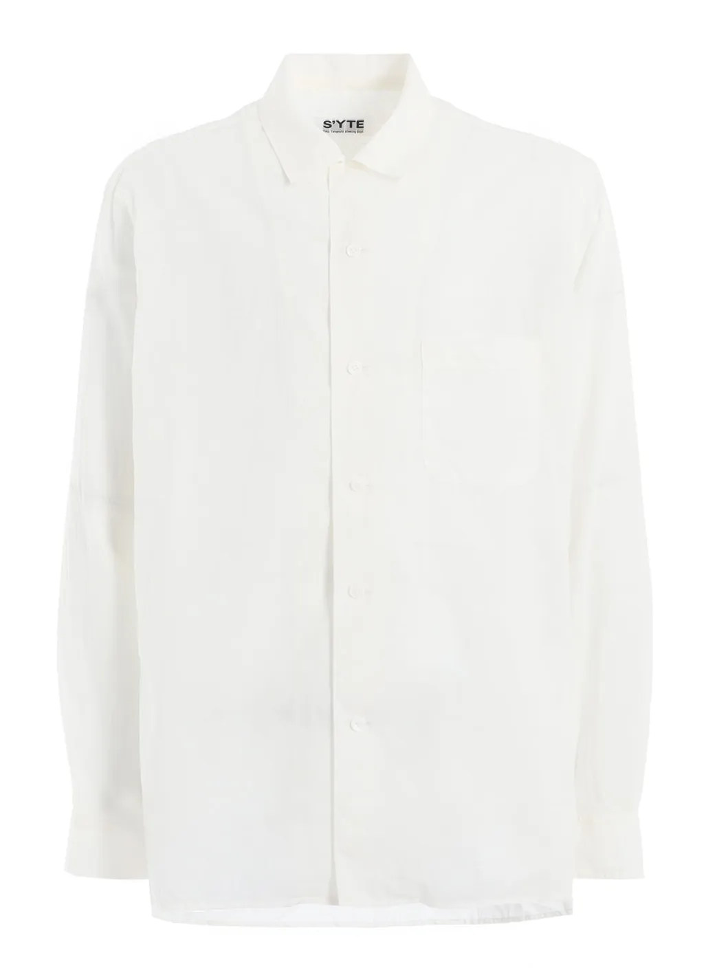 Cotton Silk Loan Loose-Fit Open Collar Shirt