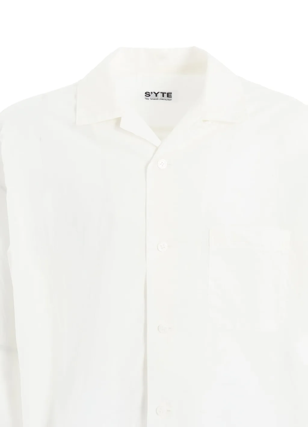 Cotton Silk Loan Loose-Fit Open Collar Shirt