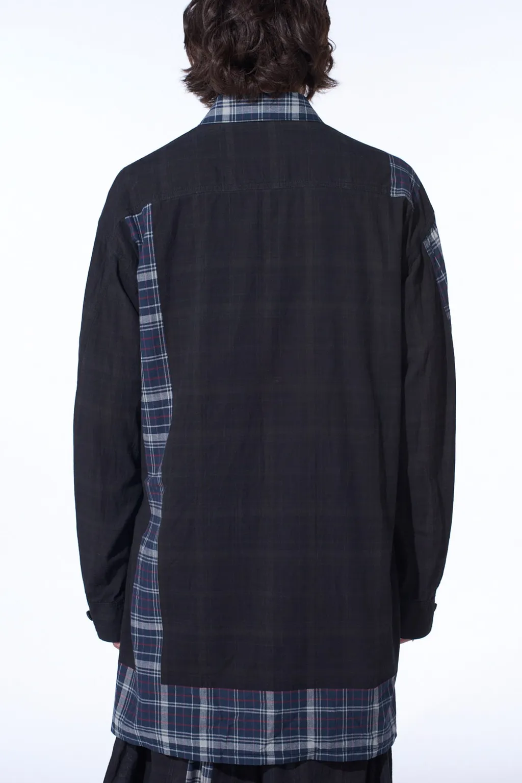 Madras Check Pigment Print Shirt-Blouson