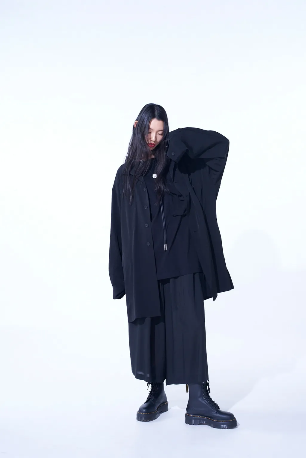 Crepe De Chine Shirt-Blouson