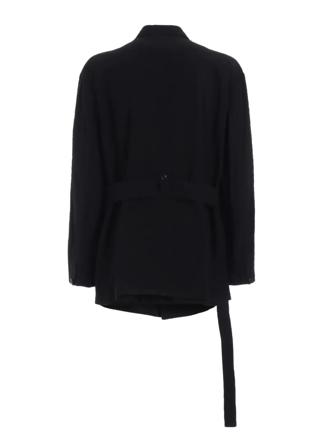 Cotton/Linen Dungaree Belted Jacket