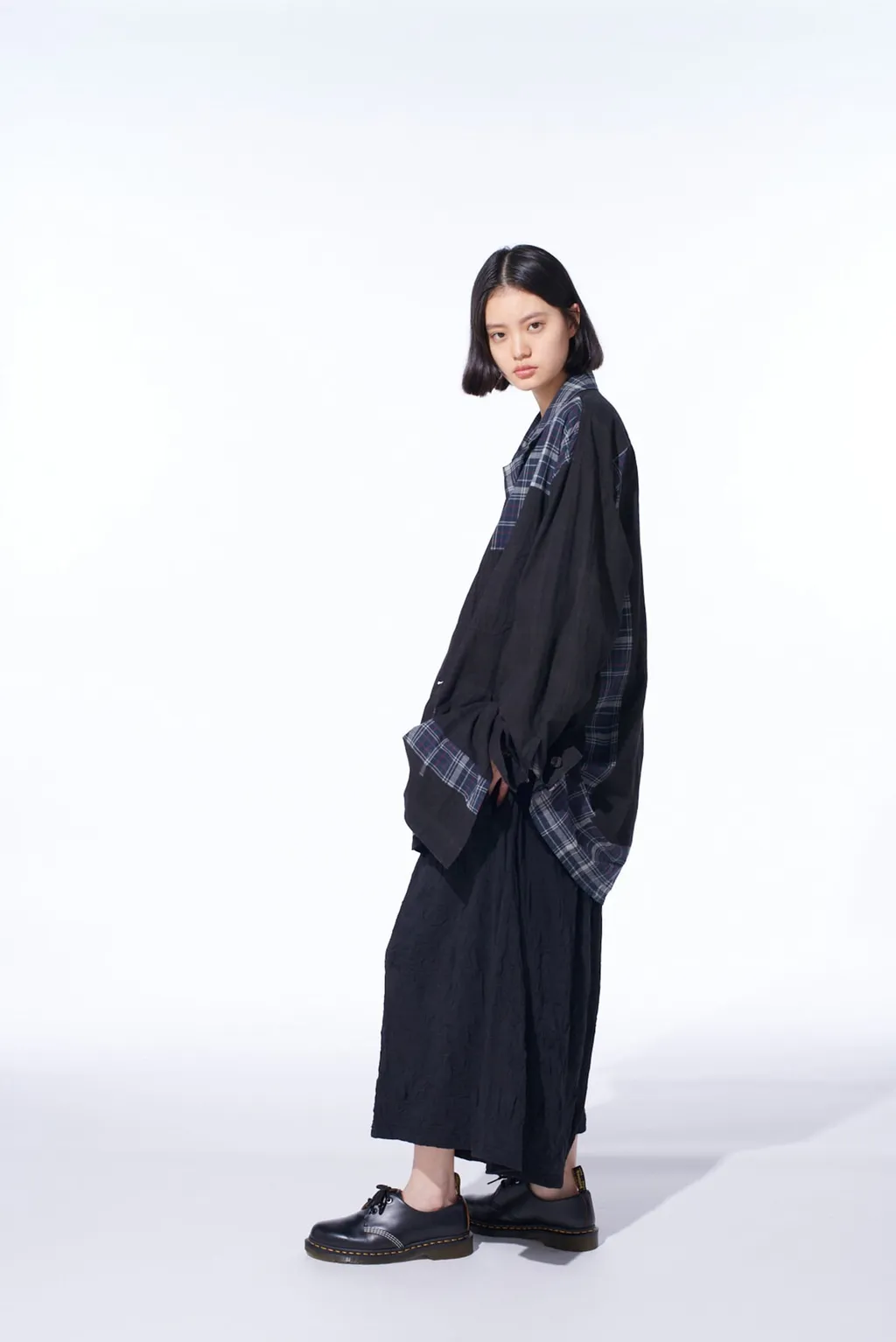 Catch-Washer Finish Jersey Culotte Pants