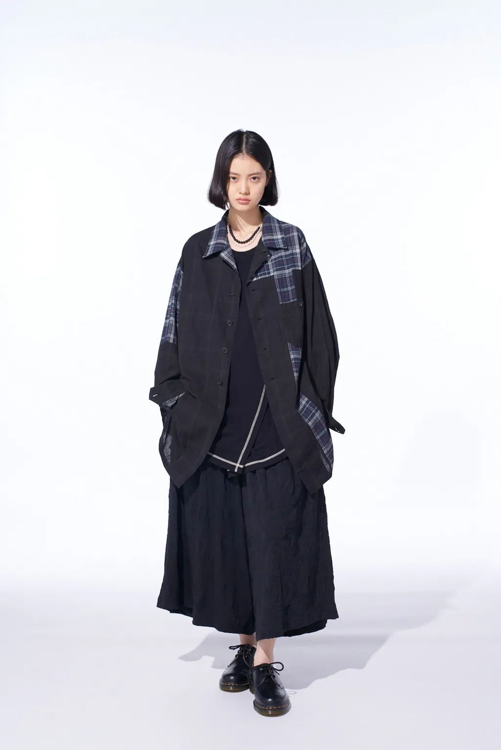 Catch-Washer Finish Jersey Culotte Pants