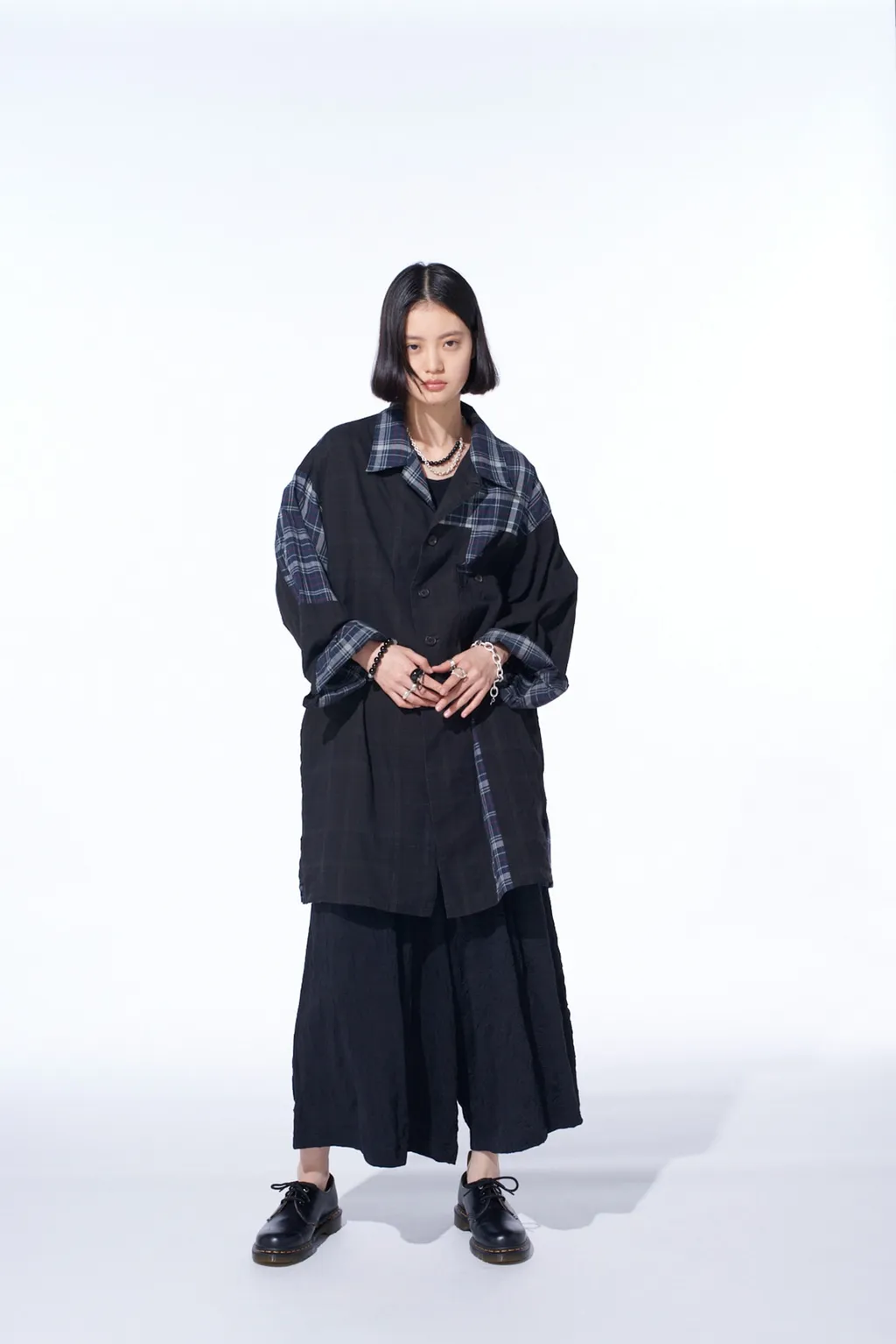 Catch-Washer Finish Jersey Culotte Pants