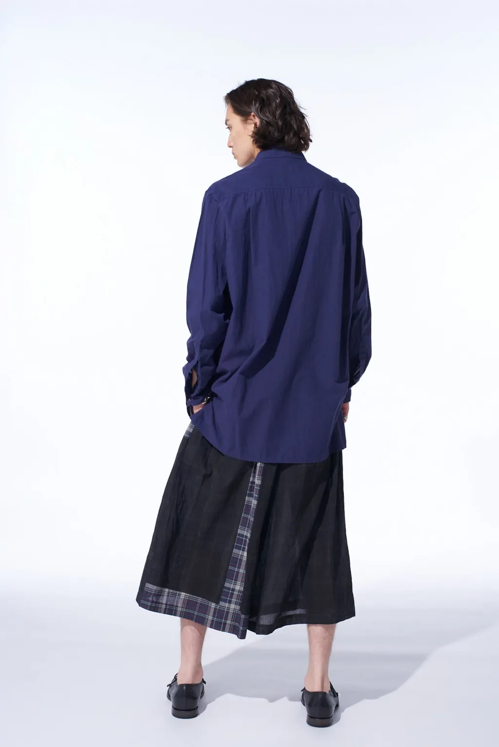 Madras Check Pigment Print Culotte Pants