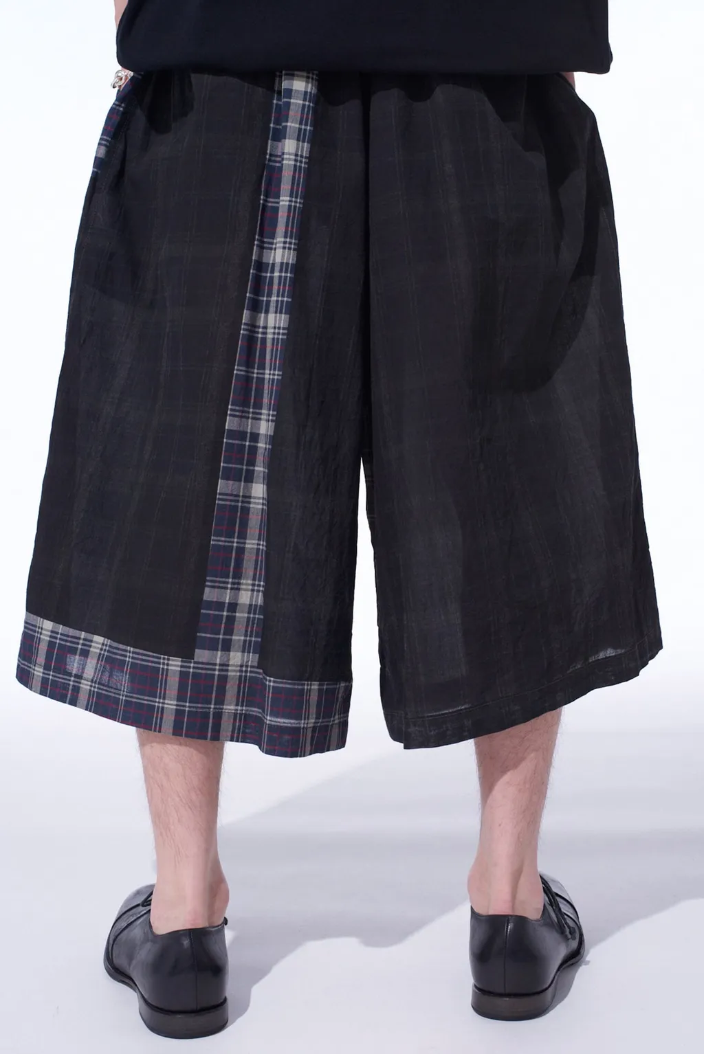 Madras Check Pigment Print Culotte Pants