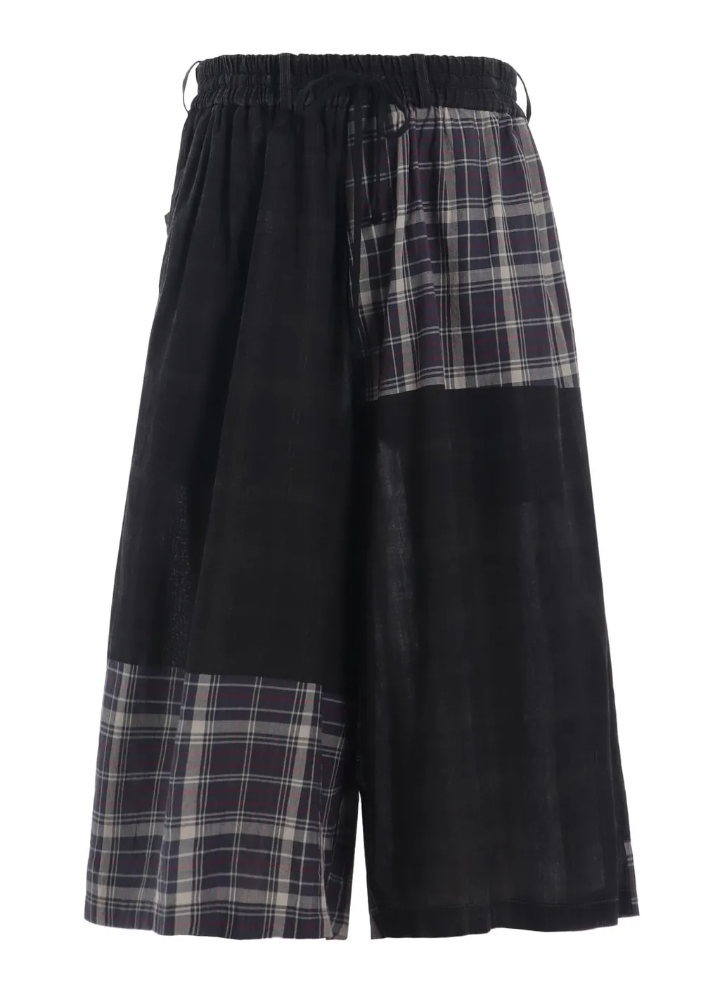 Madras Check Pigment Print Culotte Pants