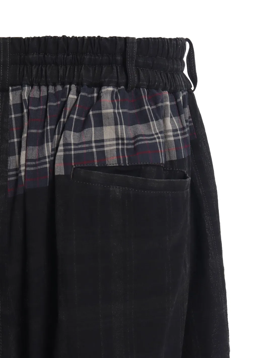 Madras Check Pigment Print Culotte Pants