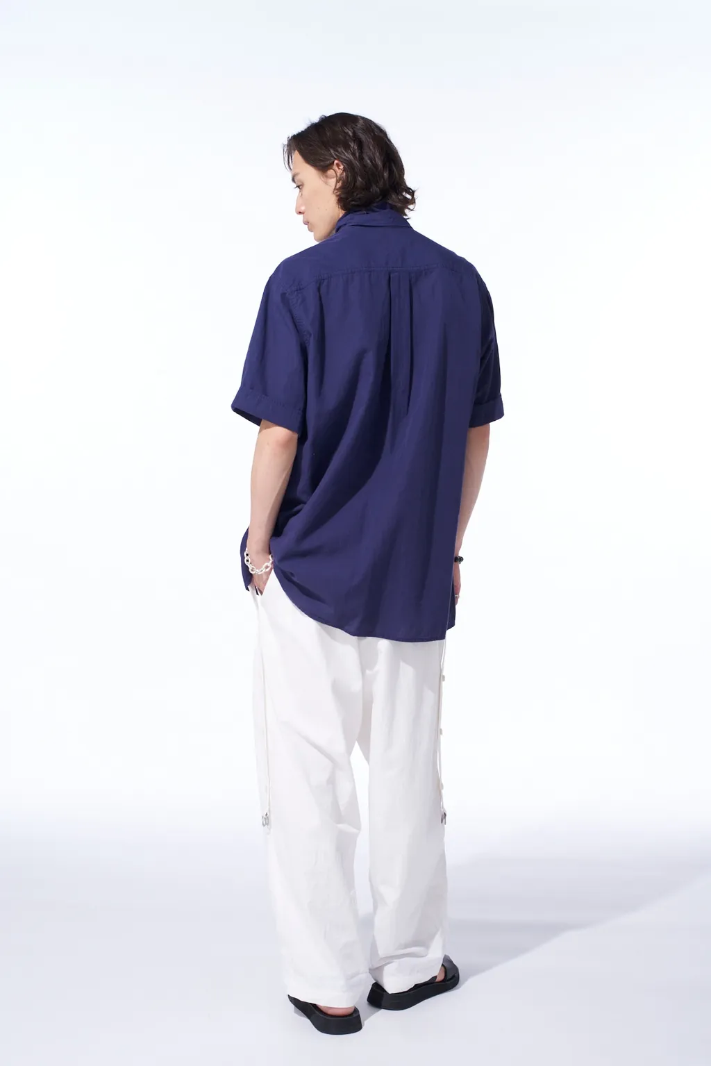 Broadcloth Chambray Short-Sleeve Stall Shirt