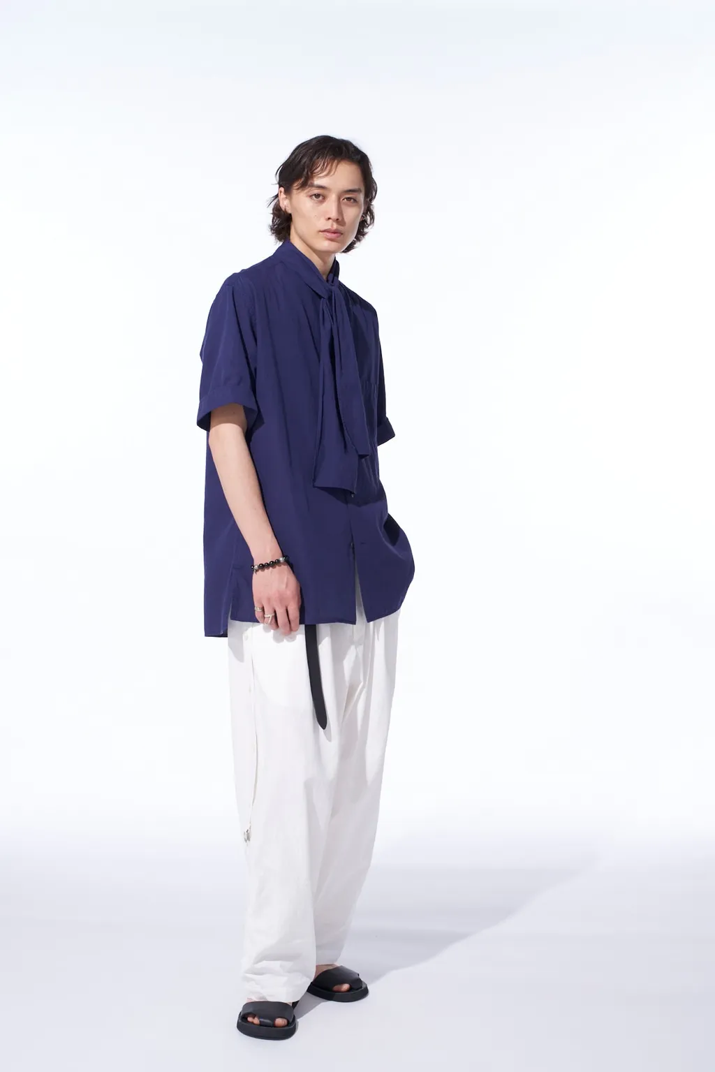 Broadcloth Chambray Short-Sleeve Stall Shirt