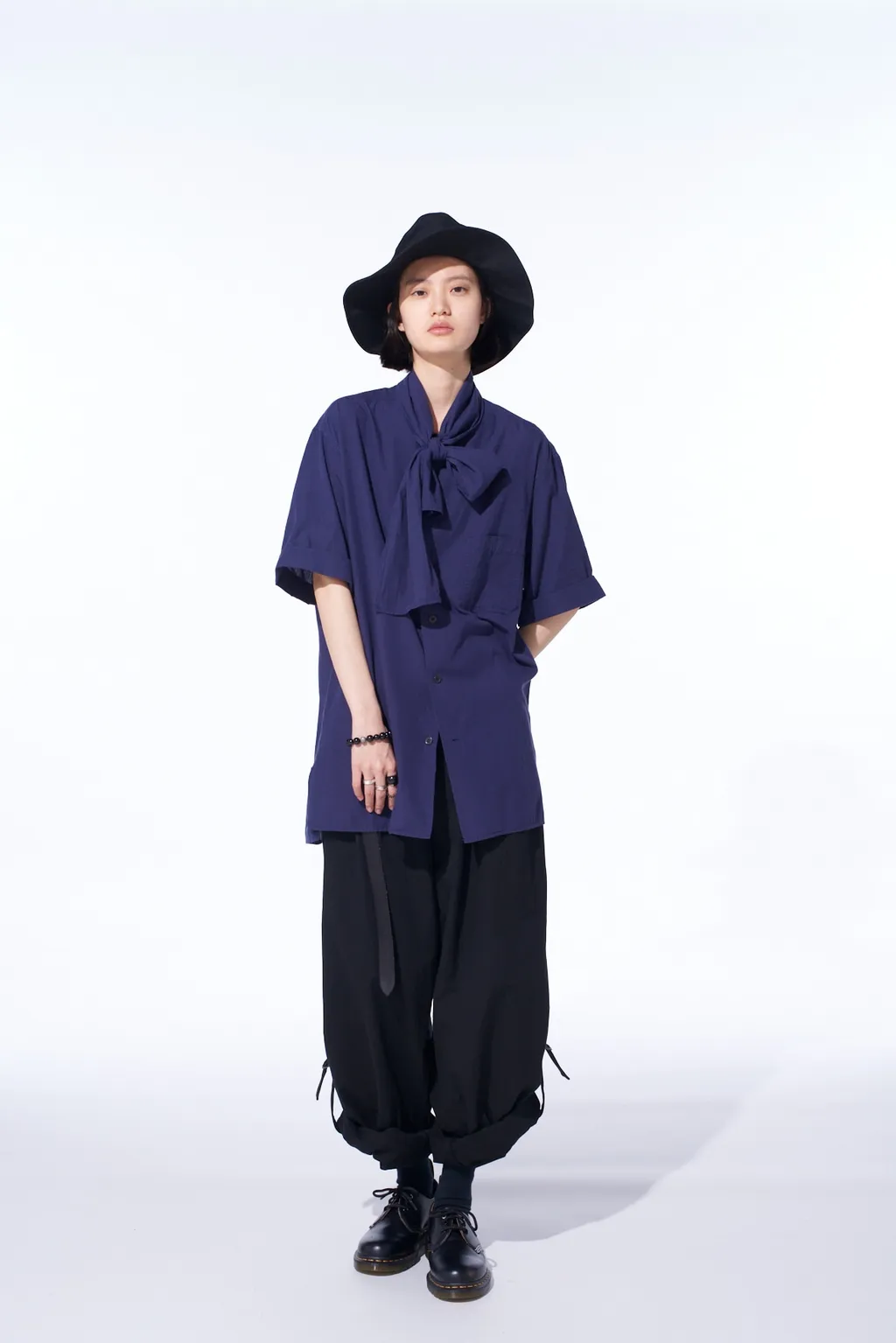 Broadcloth Chambray Short-Sleeve Stall Shirt