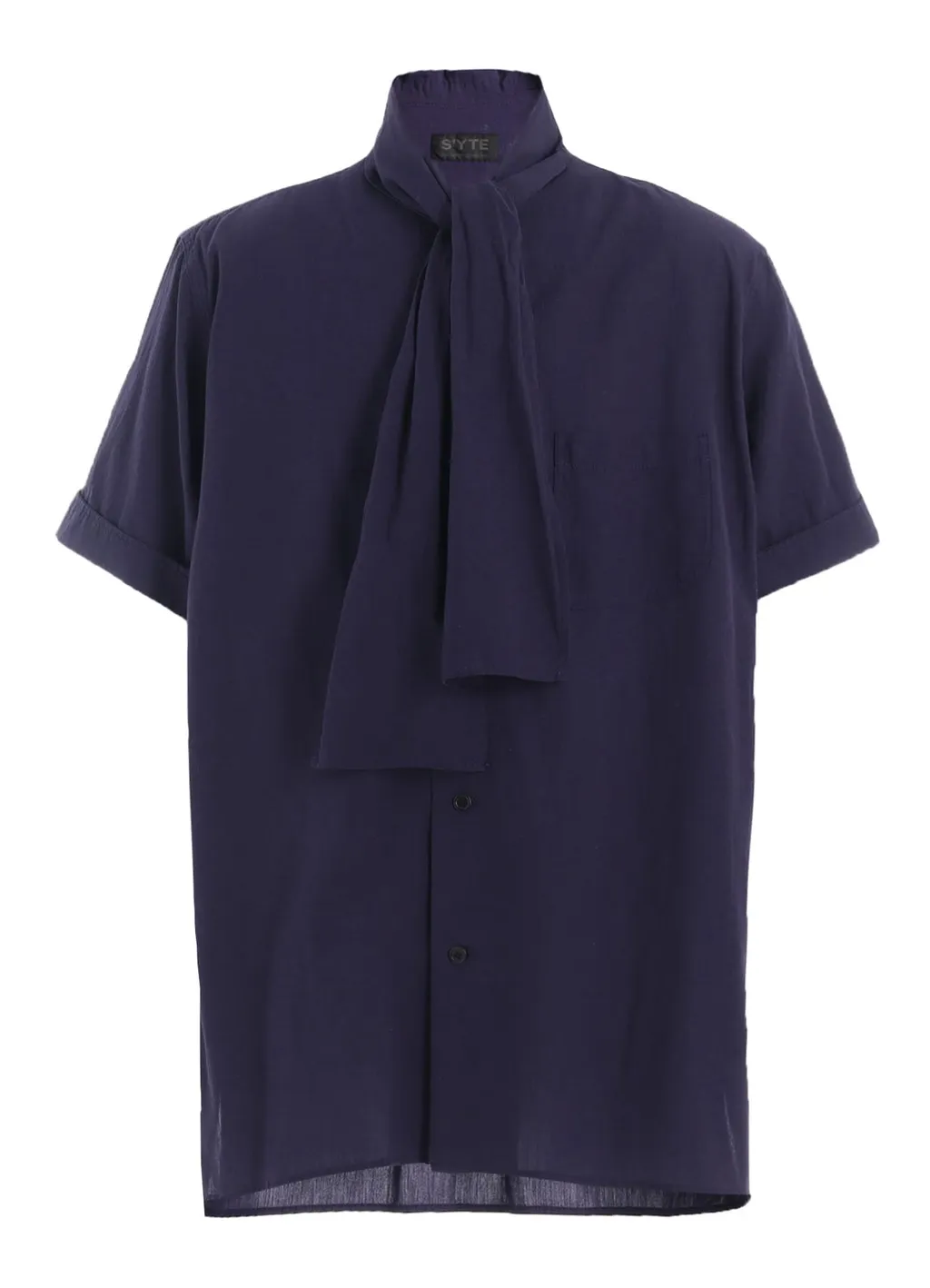 Broadcloth Chambray Short-Sleeve Stall Shirt
