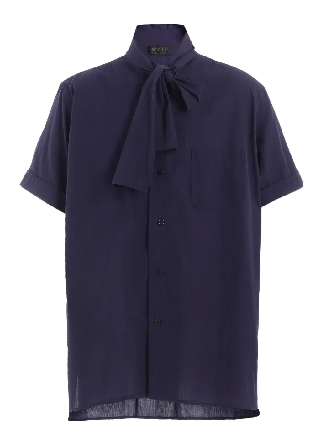 Broadcloth Chambray Short-Sleeve Stall Shirt