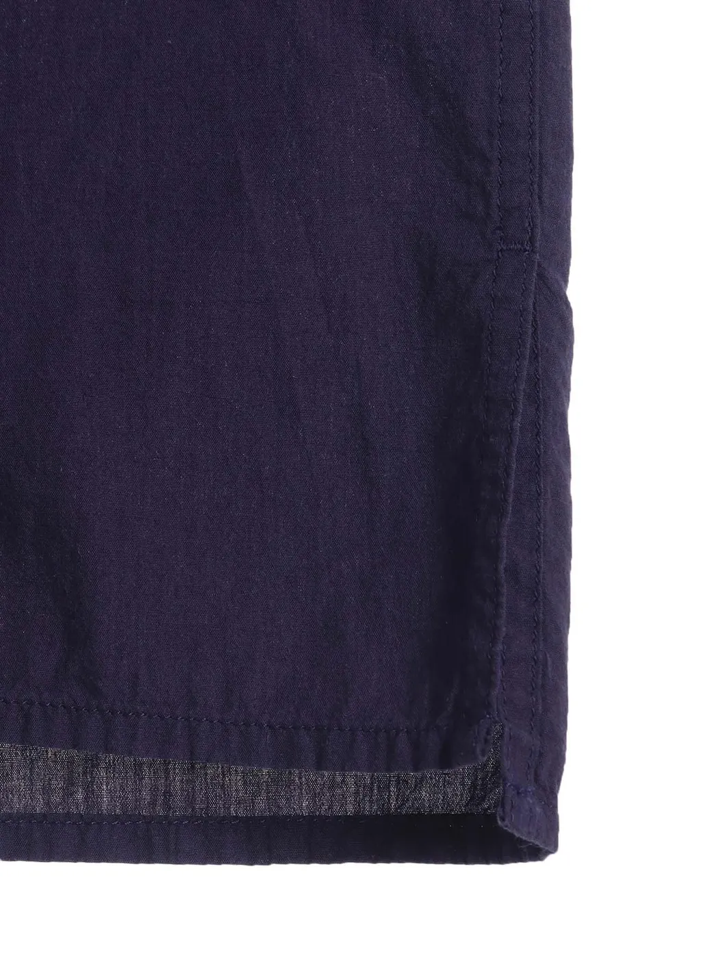 Broadcloth Chambray Loose-Fit Regular Collar Shirt