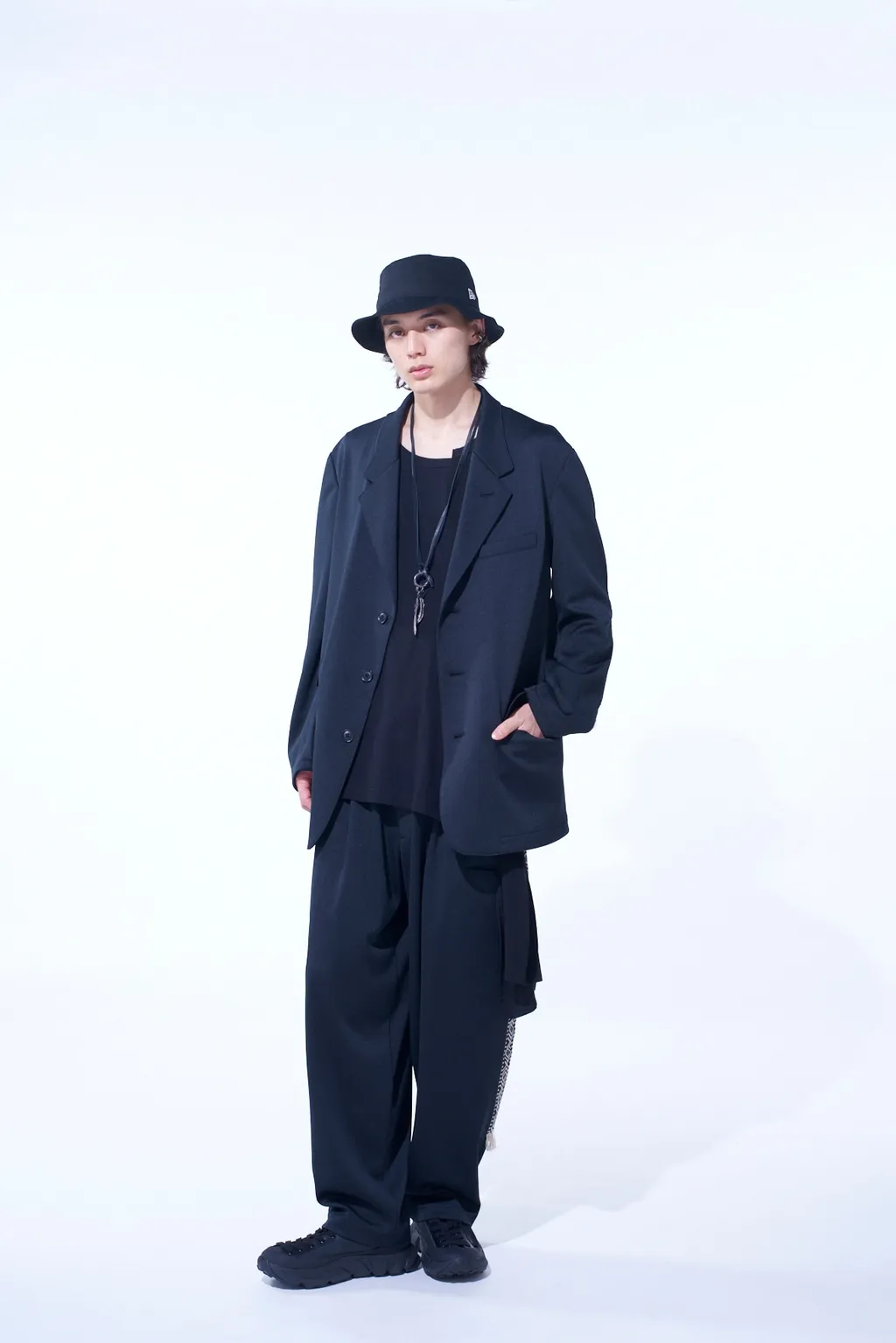 Pe/Smooth Jersey 3Bs Jacket With Tyrolean Tapes