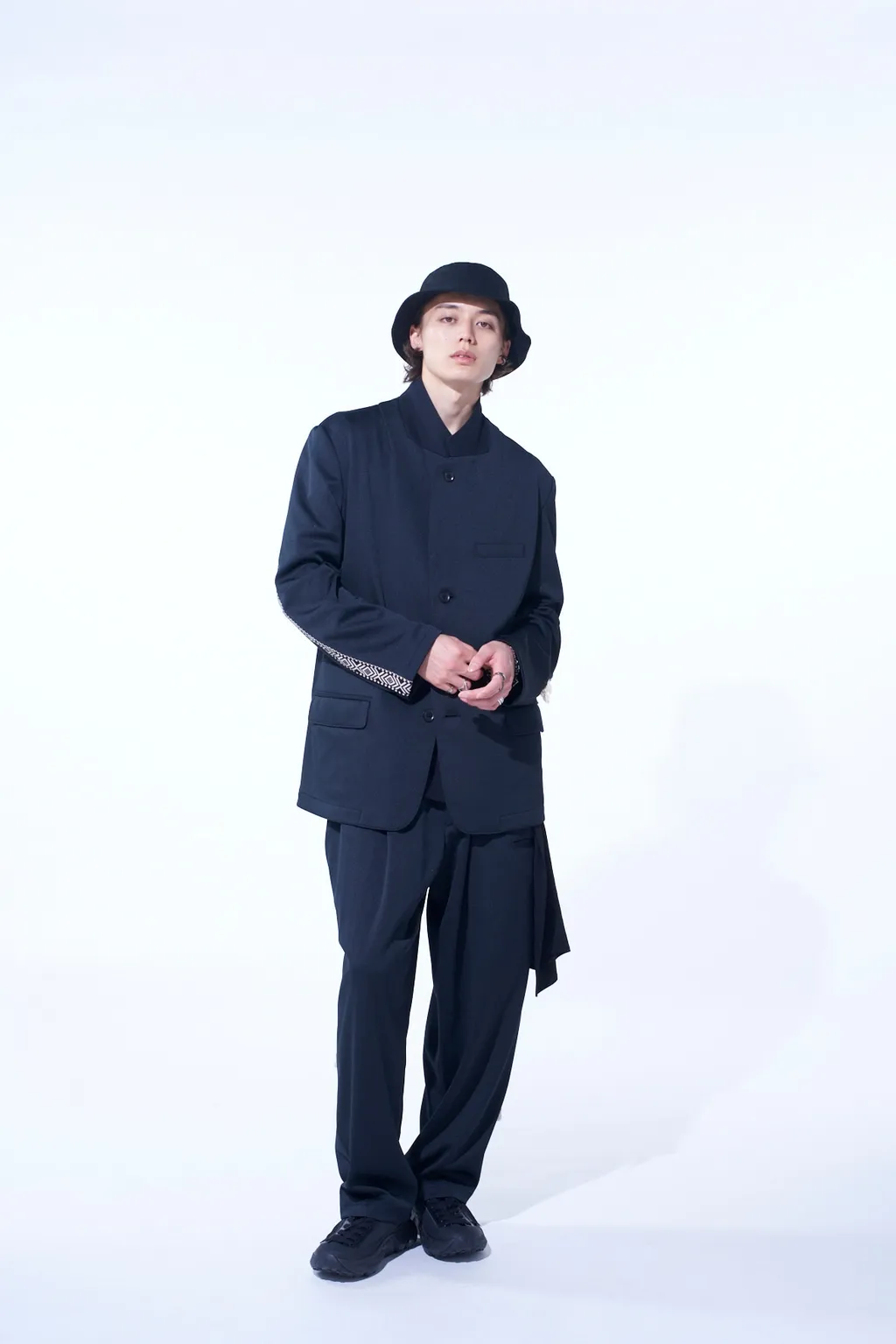 Pe/Smooth Jersey 3Bs Jacket With Tyrolean Tapes