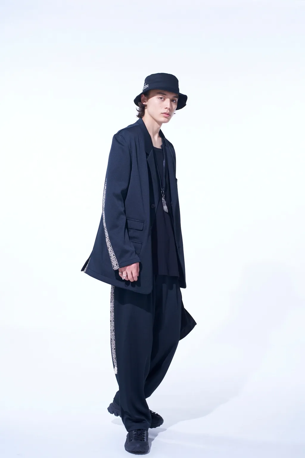 Pe/Smooth Jersey 3Bs Jacket With Tyrolean Tapes