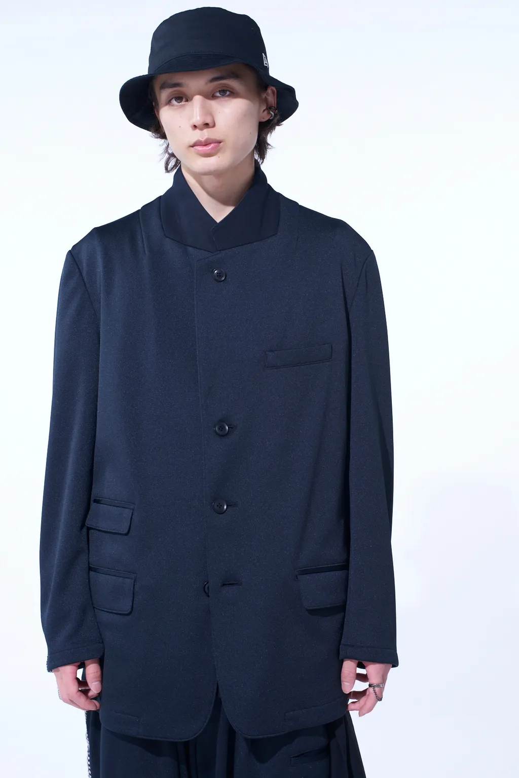Pe/Smooth Jersey 3Bs Jacket With Tyrolean Tapes