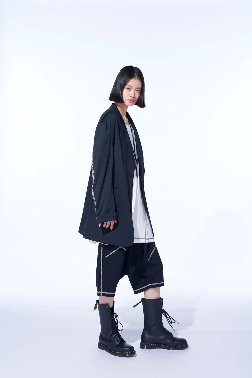 Pe/Smooth Jersey 3Bs Jacket With Tyrolean Tapes