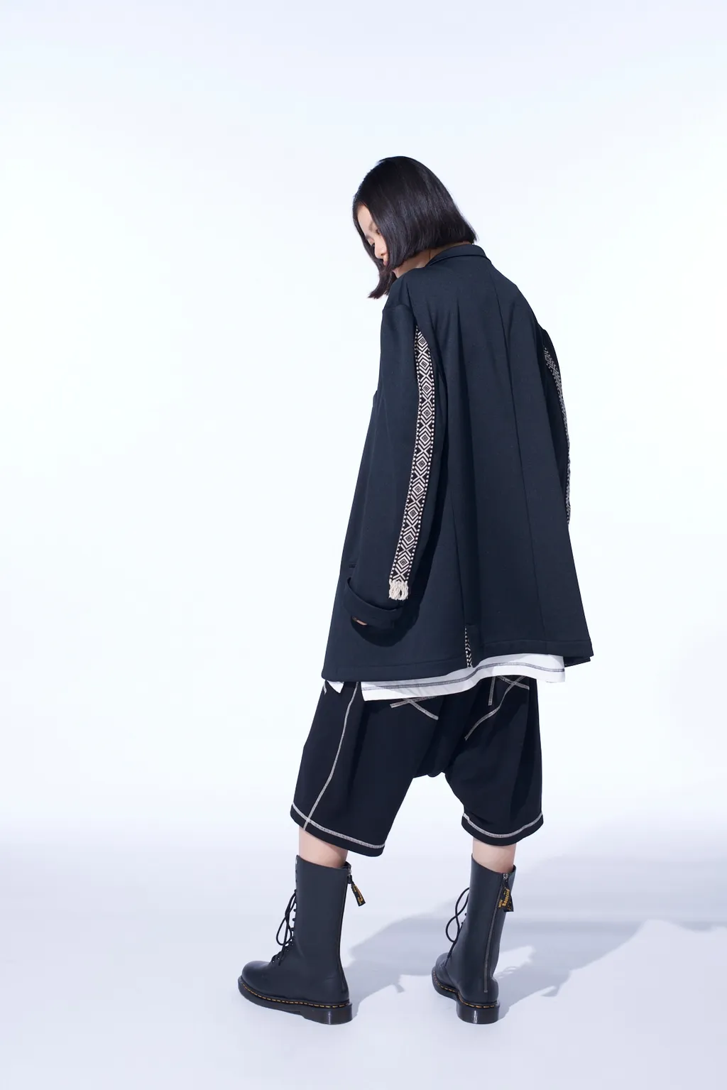 Pe/Smooth Jersey 3Bs Jacket With Tyrolean Tapes