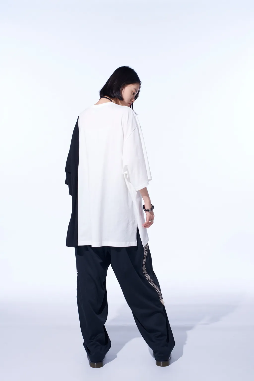 Pe/Smooth Jersey Side Tuck Trousers With Tyrolean Tapes