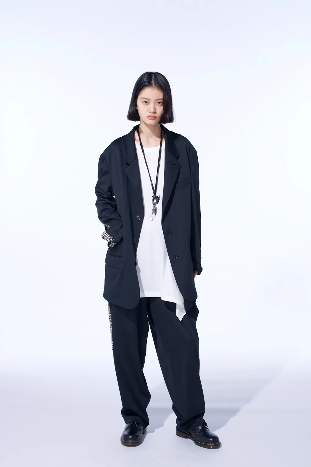 Pe/Smooth Jersey Side Tuck Trousers With Tyrolean Tapes