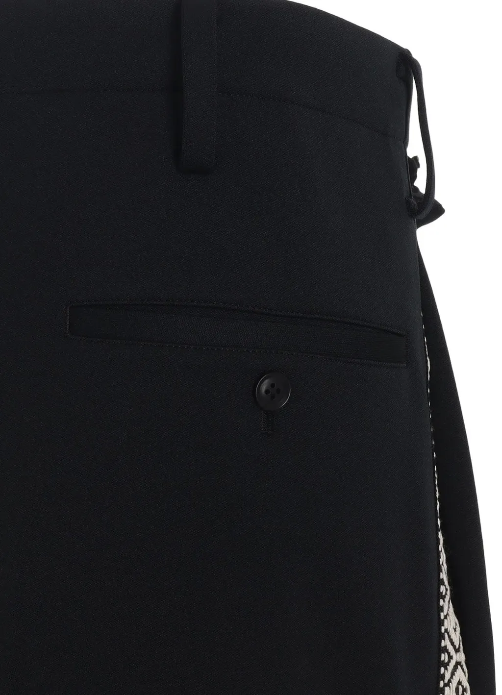 Pe/Smooth Jersey Side Tuck Trousers With Tyrolean Tapes