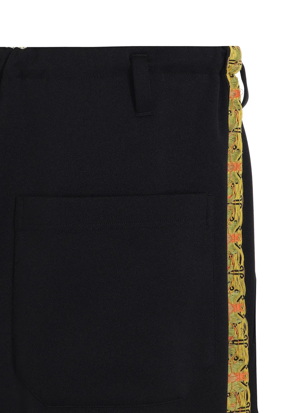 Pe/Smooth Jersey Knee Tuck Military Pants With Tyrolean Tapes
