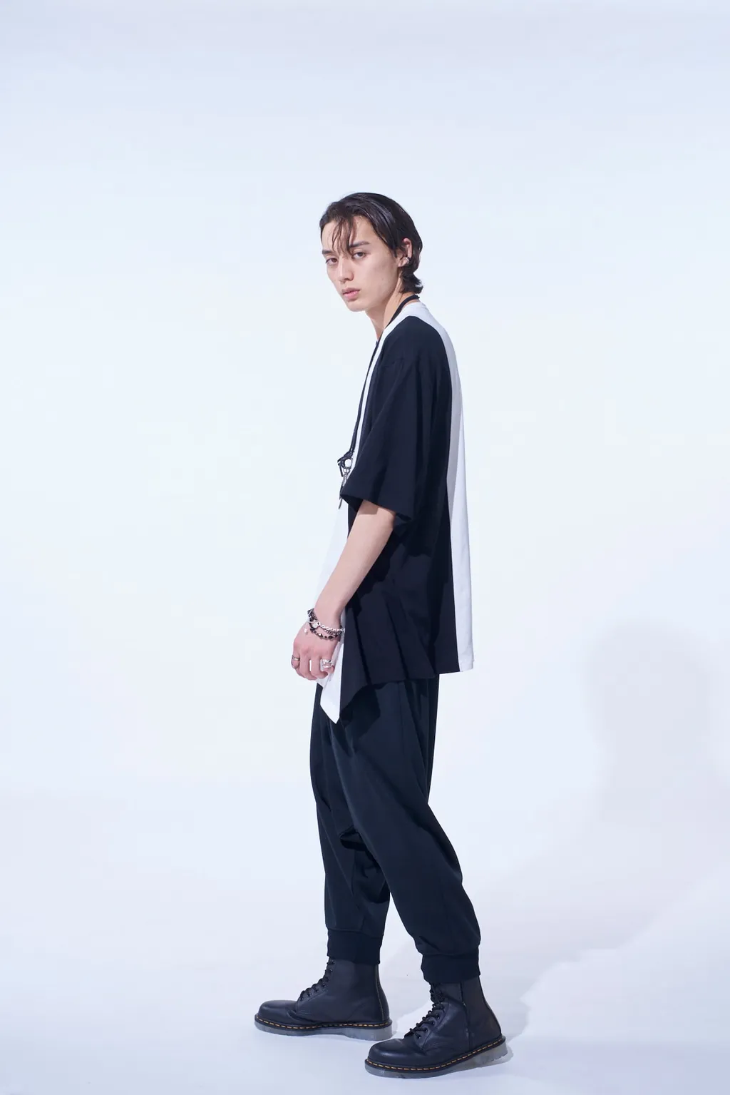 Pe/Smooth Jersey Ribbed Hems Balloon Saruel Pants
