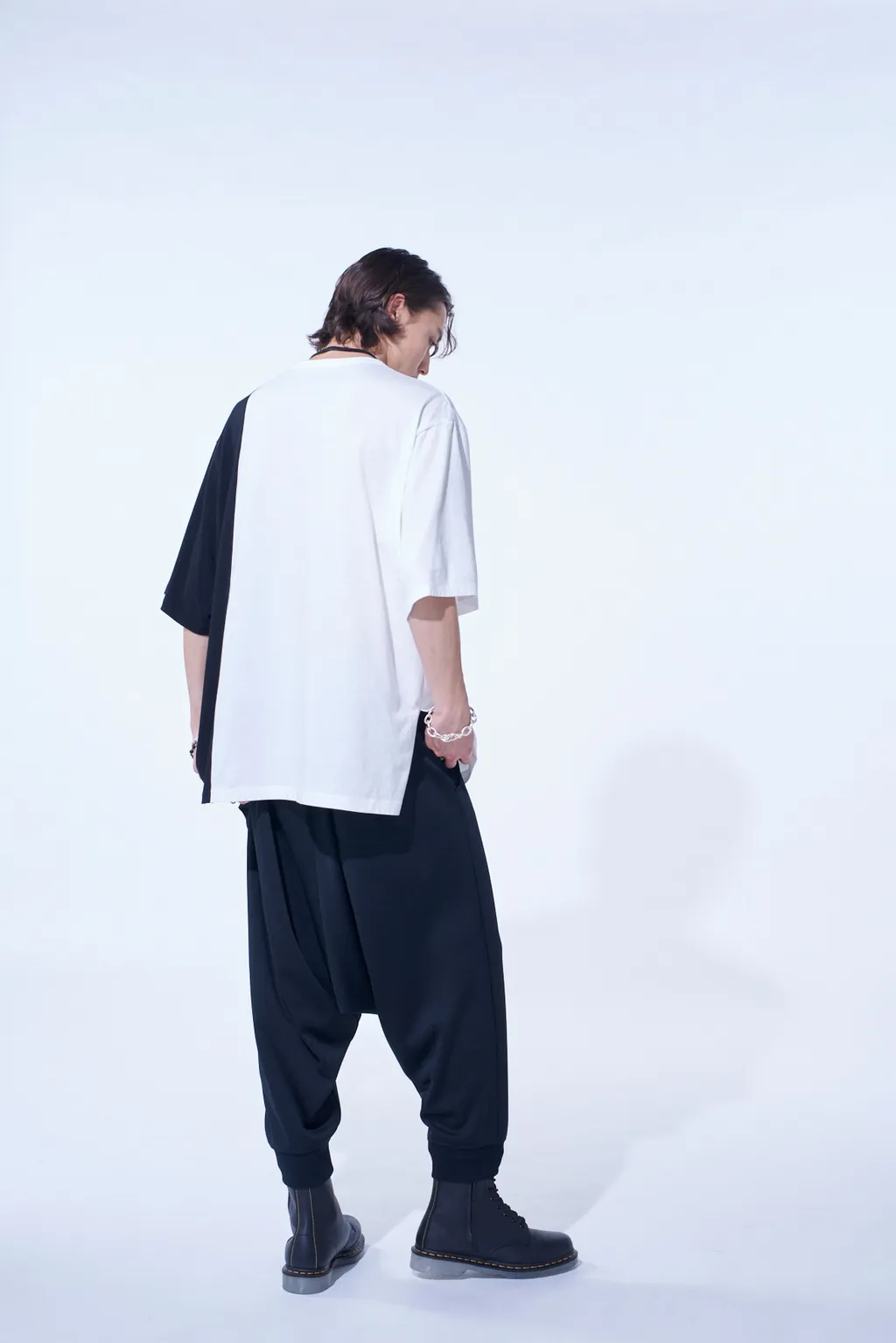 Pe/Smooth Jersey Ribbed Hems Balloon Saruel Pants