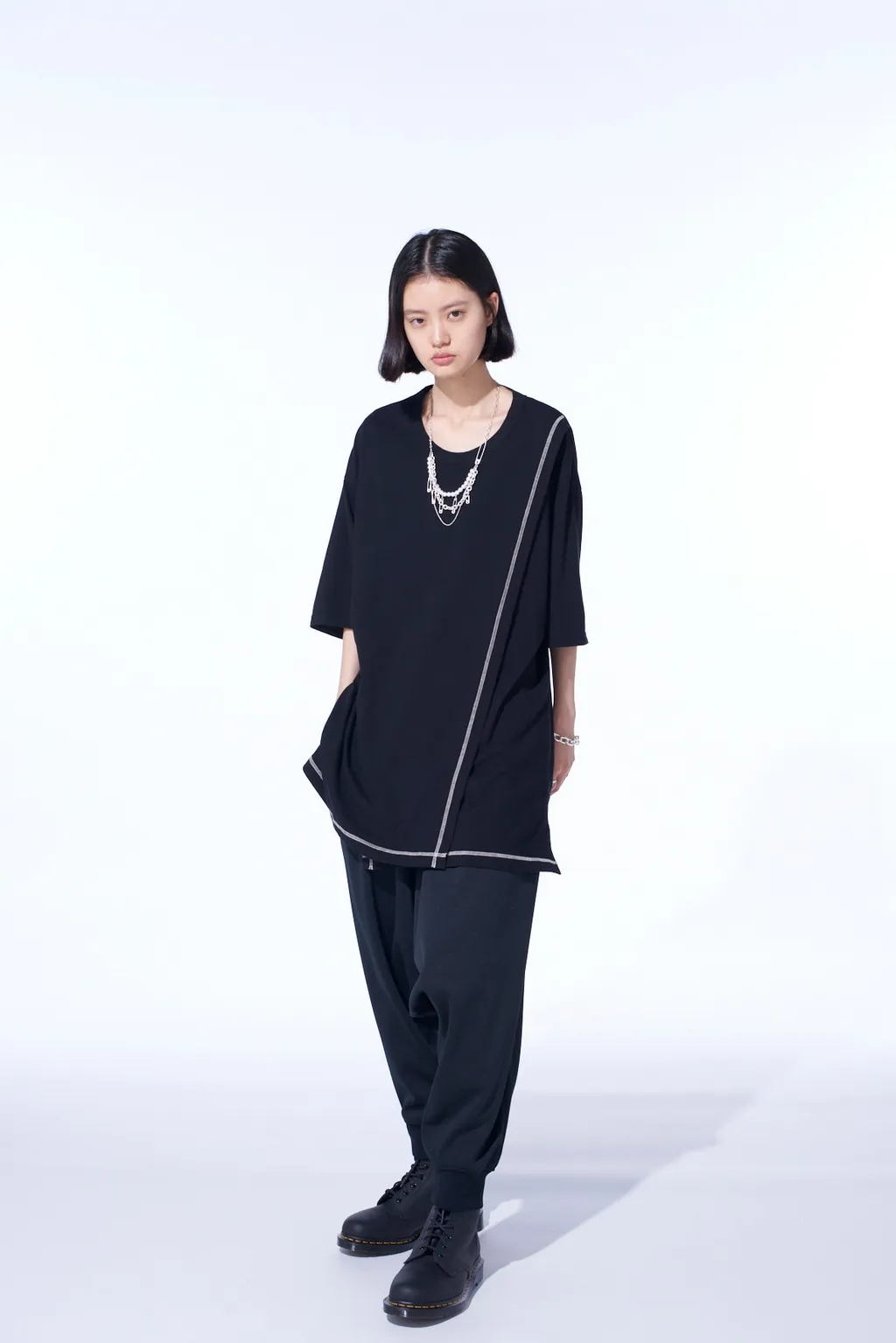 Pe/Smooth Jersey Ribbed Hems Balloon Saruel Pants