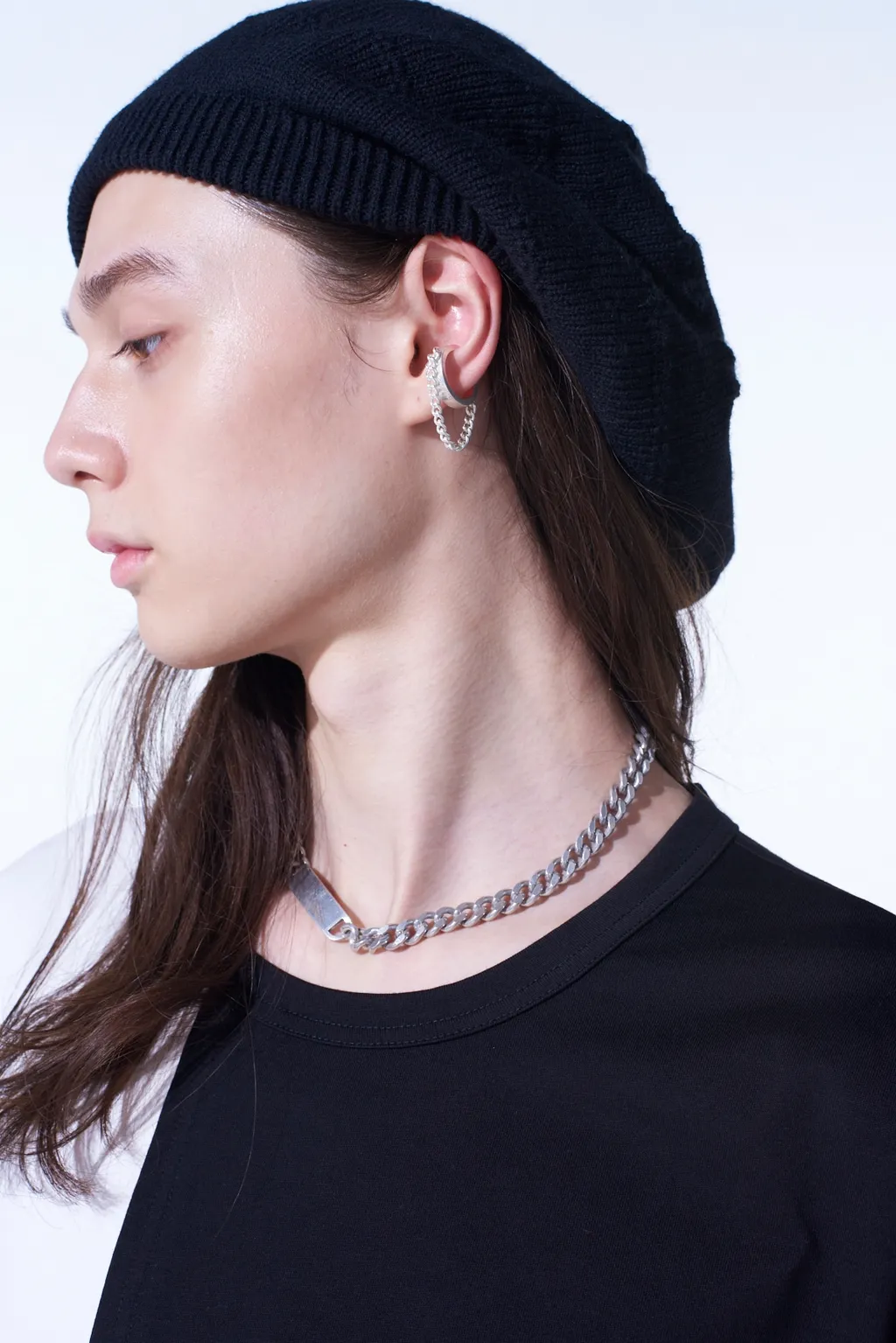 Brass Chain Ear Cuff Chain Ring