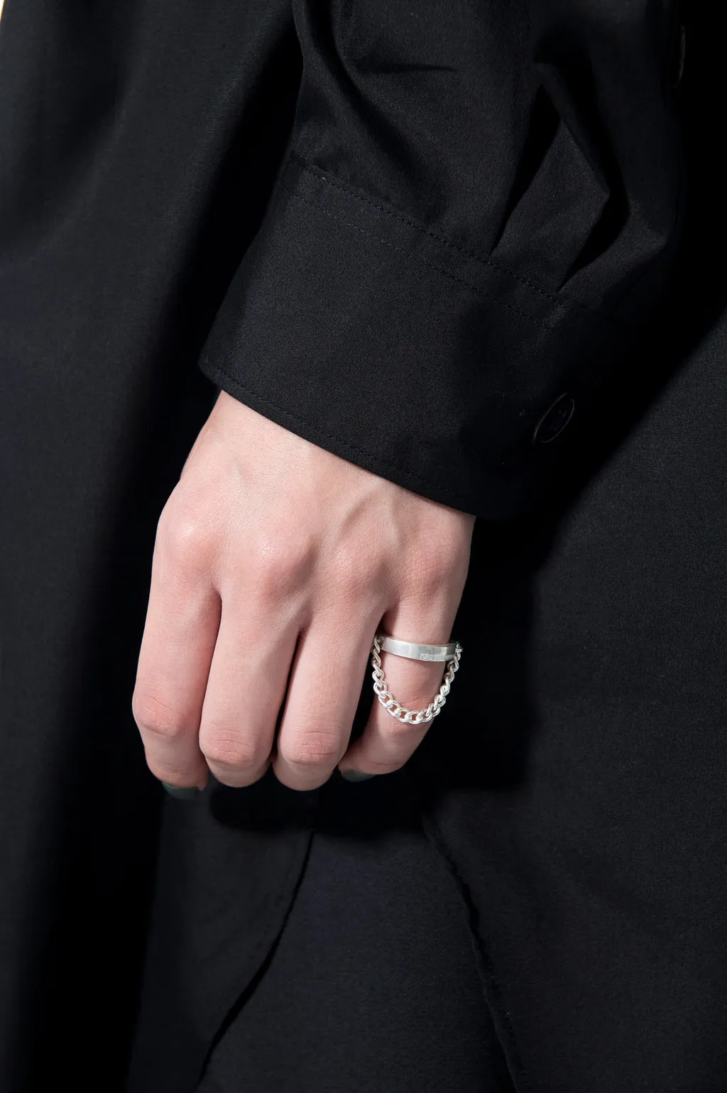 Brass Chain Ear Cuff Chain Ring