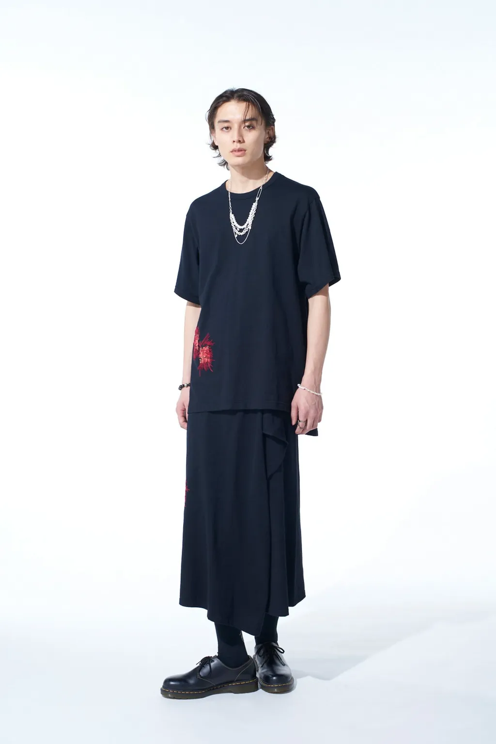 Classic Jersey Tyrolean Embroidery T-Shirt