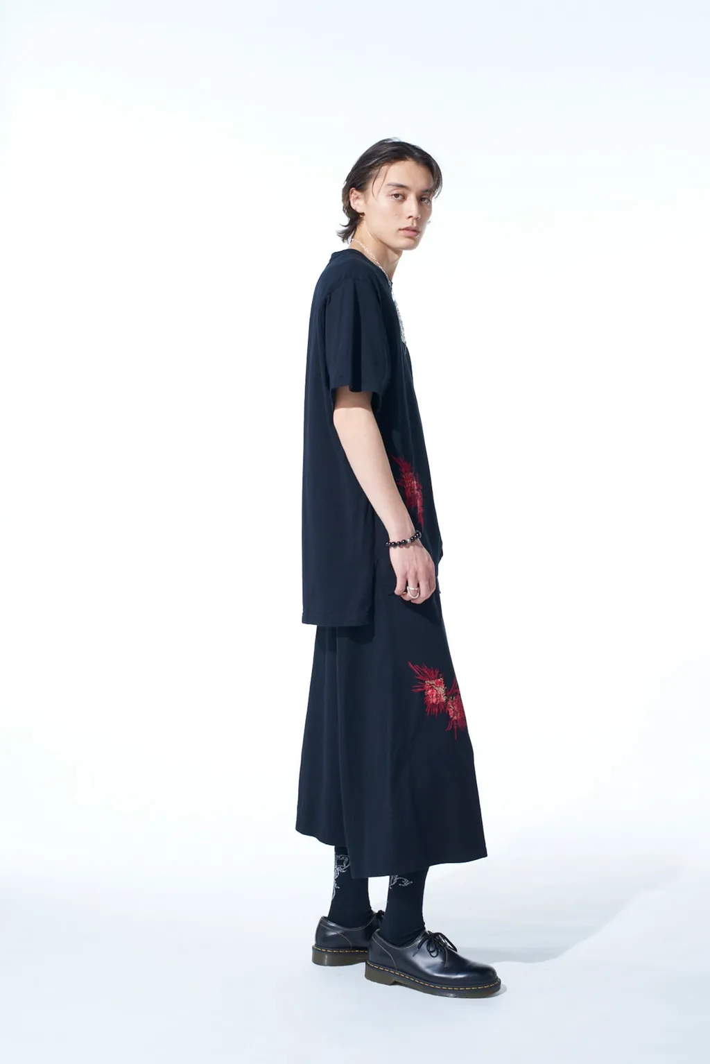 Classic Jersey Tyrolean Embroidery T-Shirt