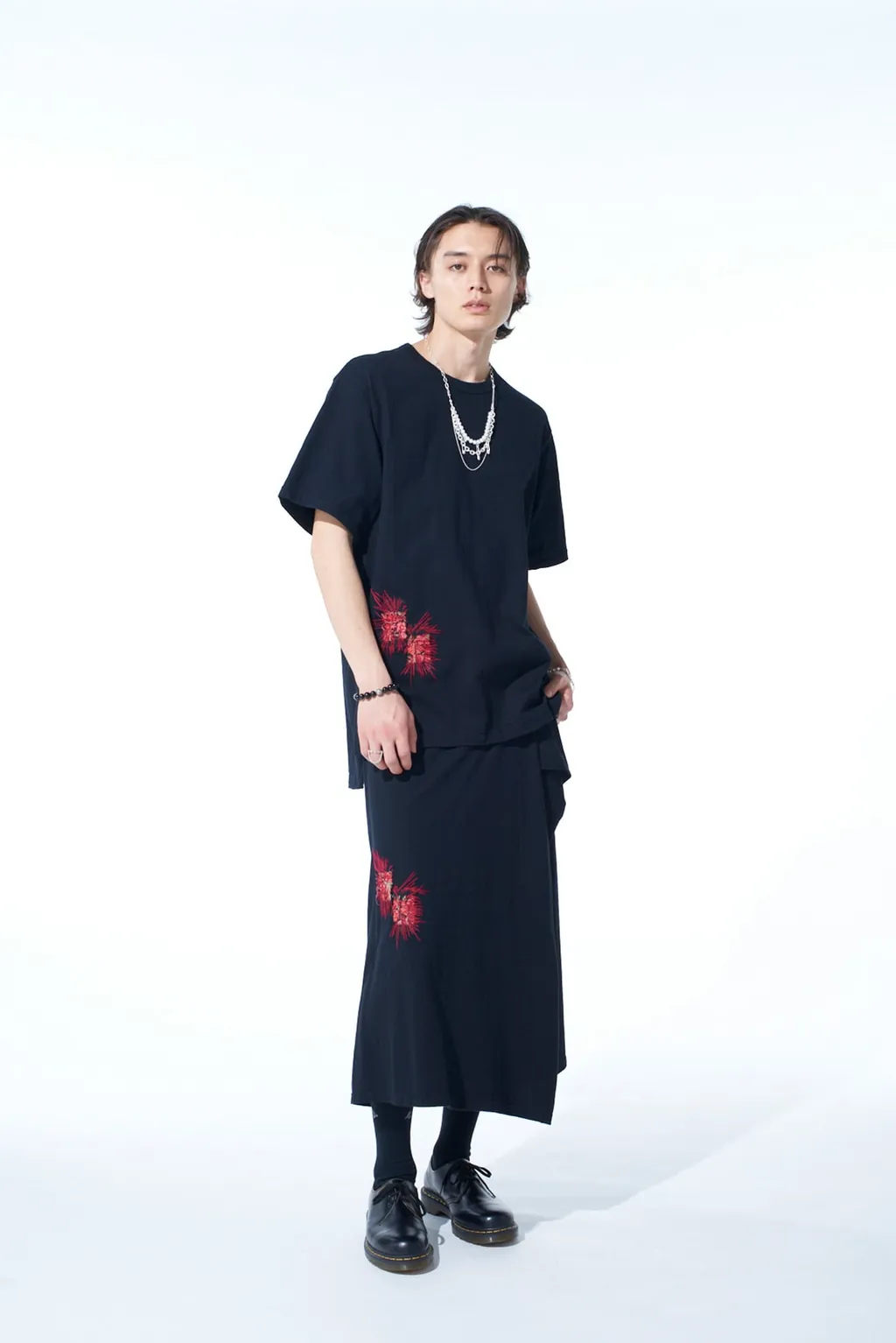 Classic Jersey Tyrolean Embroidery T-Shirt
