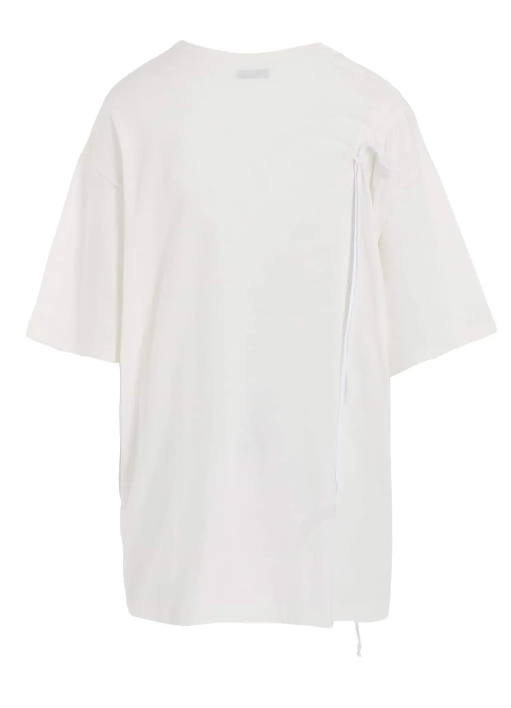 Soft Jersey T-Shirt With Gathered Strings