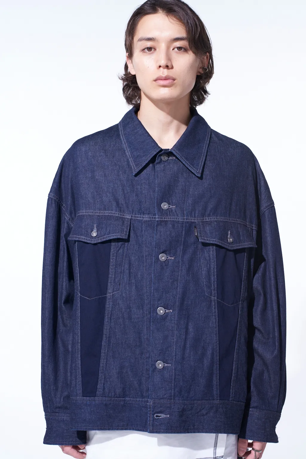 7Oz Two-Tone Denim Trucker Jacket