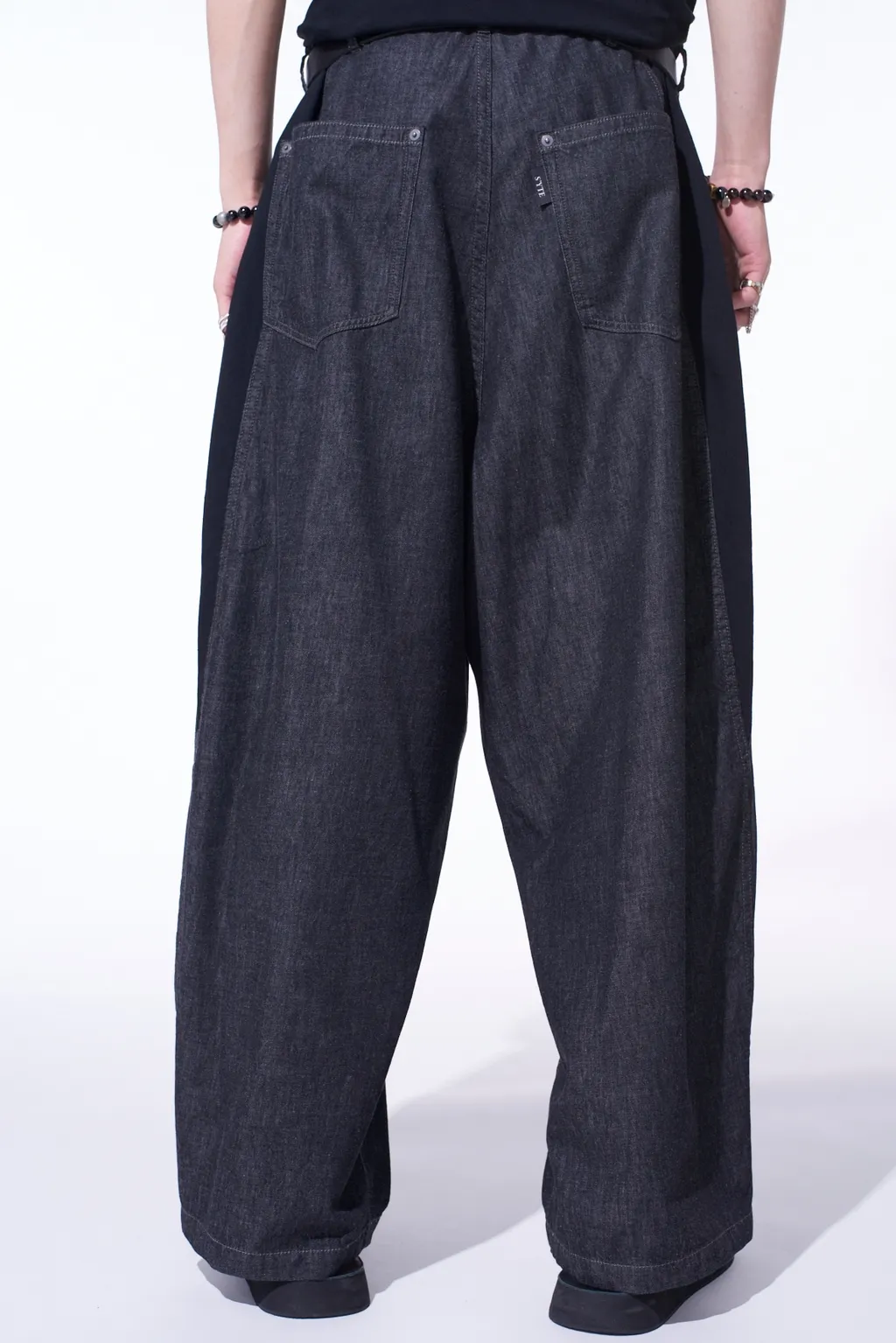 7Oz Two-Tone Denim 5Pocket Wide Pants