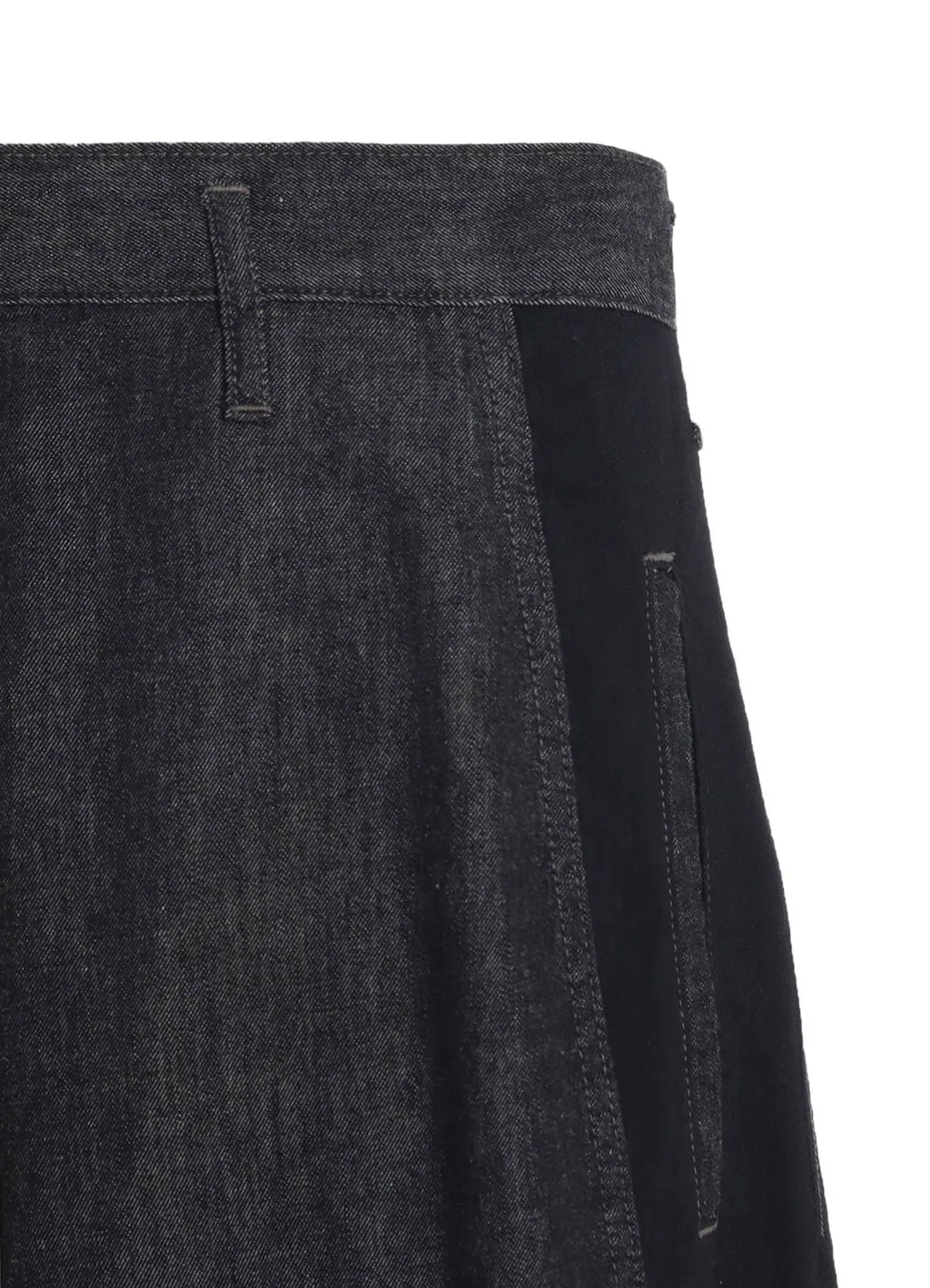 7Oz Two-Tone Denim 5Pocket Wide Pants