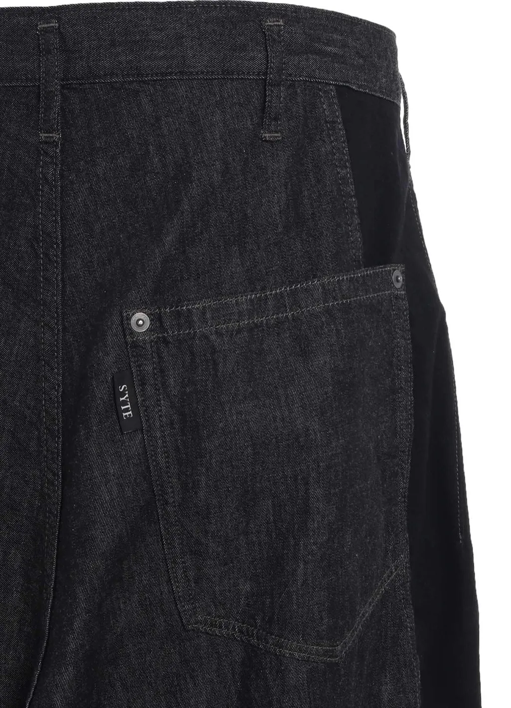 7Oz Two-Tone Denim 5Pocket Wide Pants