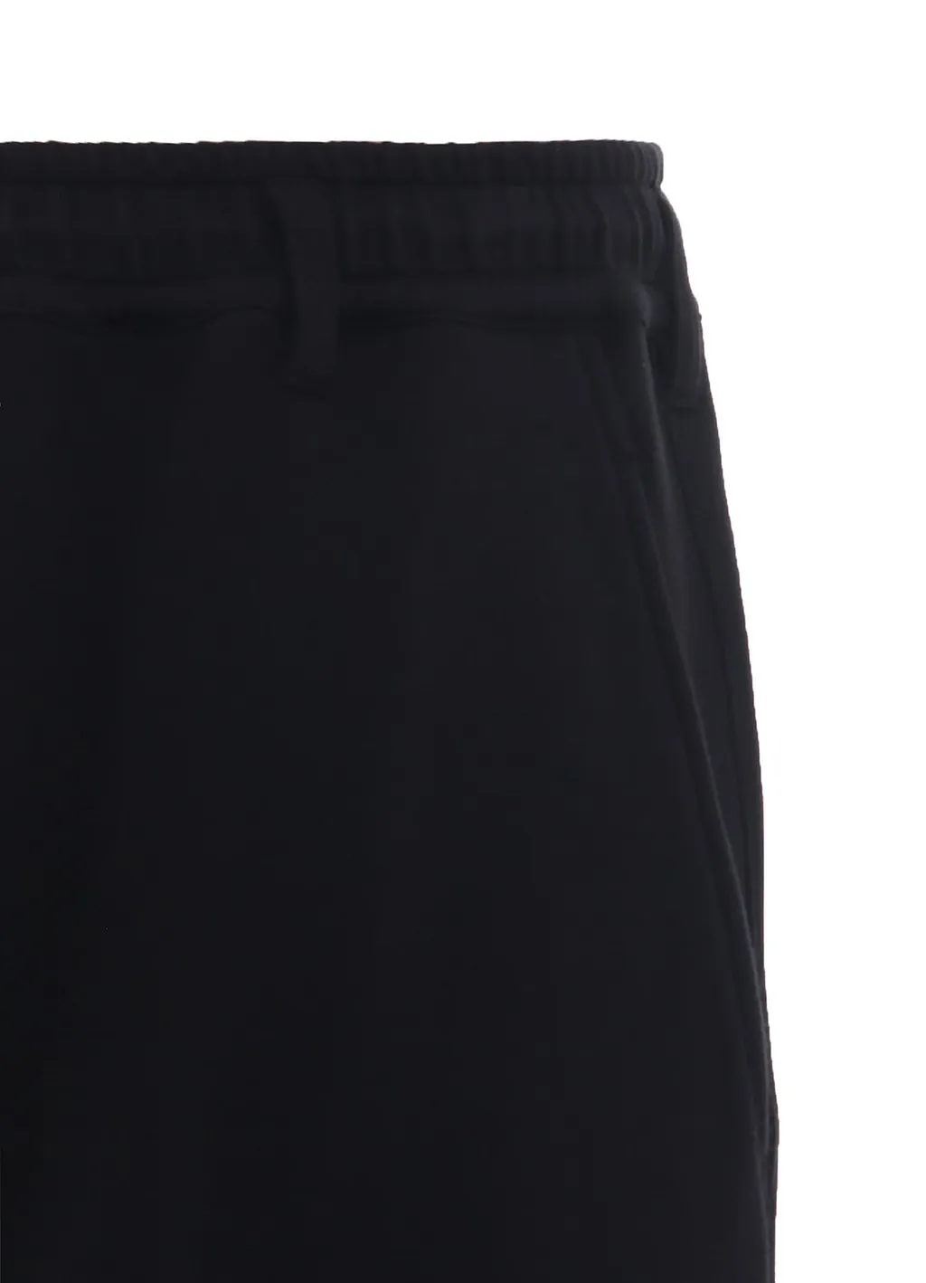 French Terry Ribbed Hem Sarouel Pants