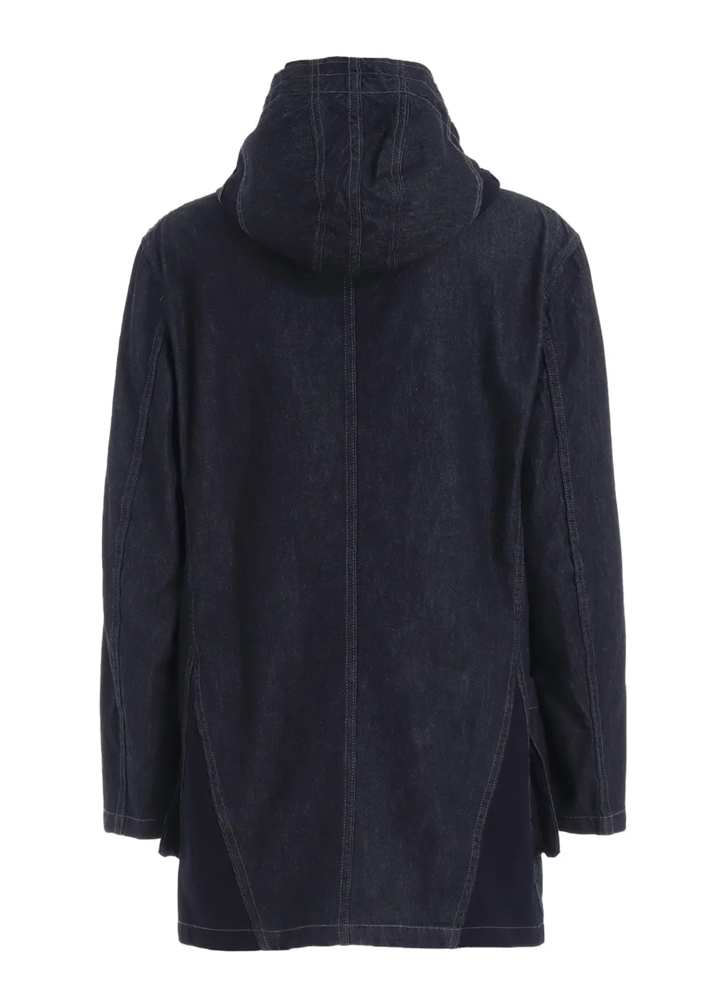 7Oz Two-Tone Denim Hooded Jacket