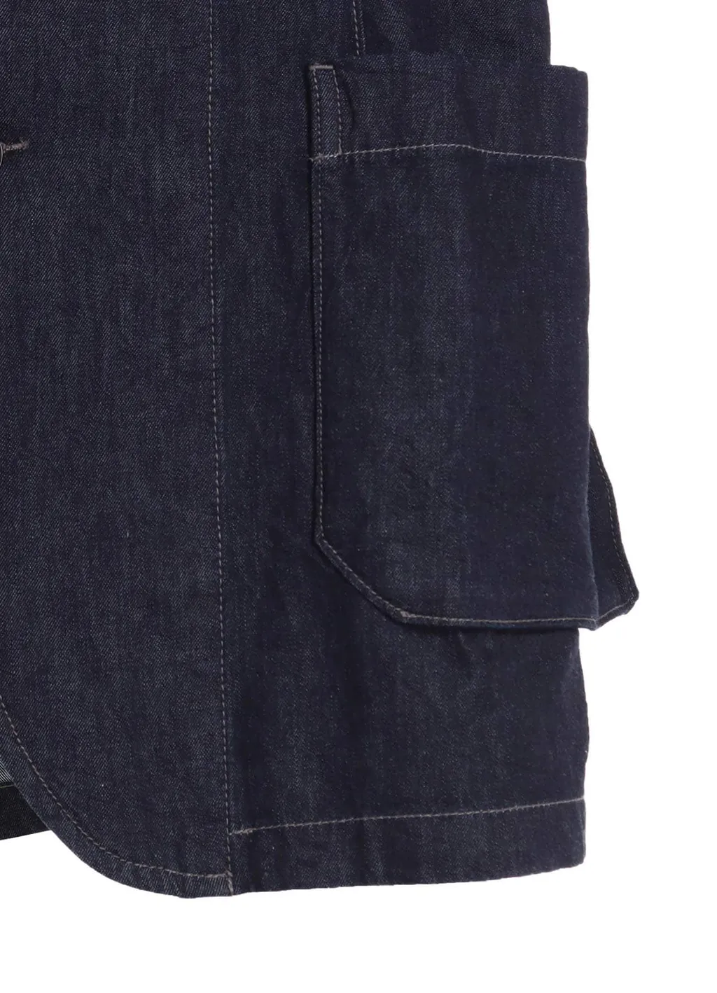 7Oz Two-Tone Denim Hooded Jacket