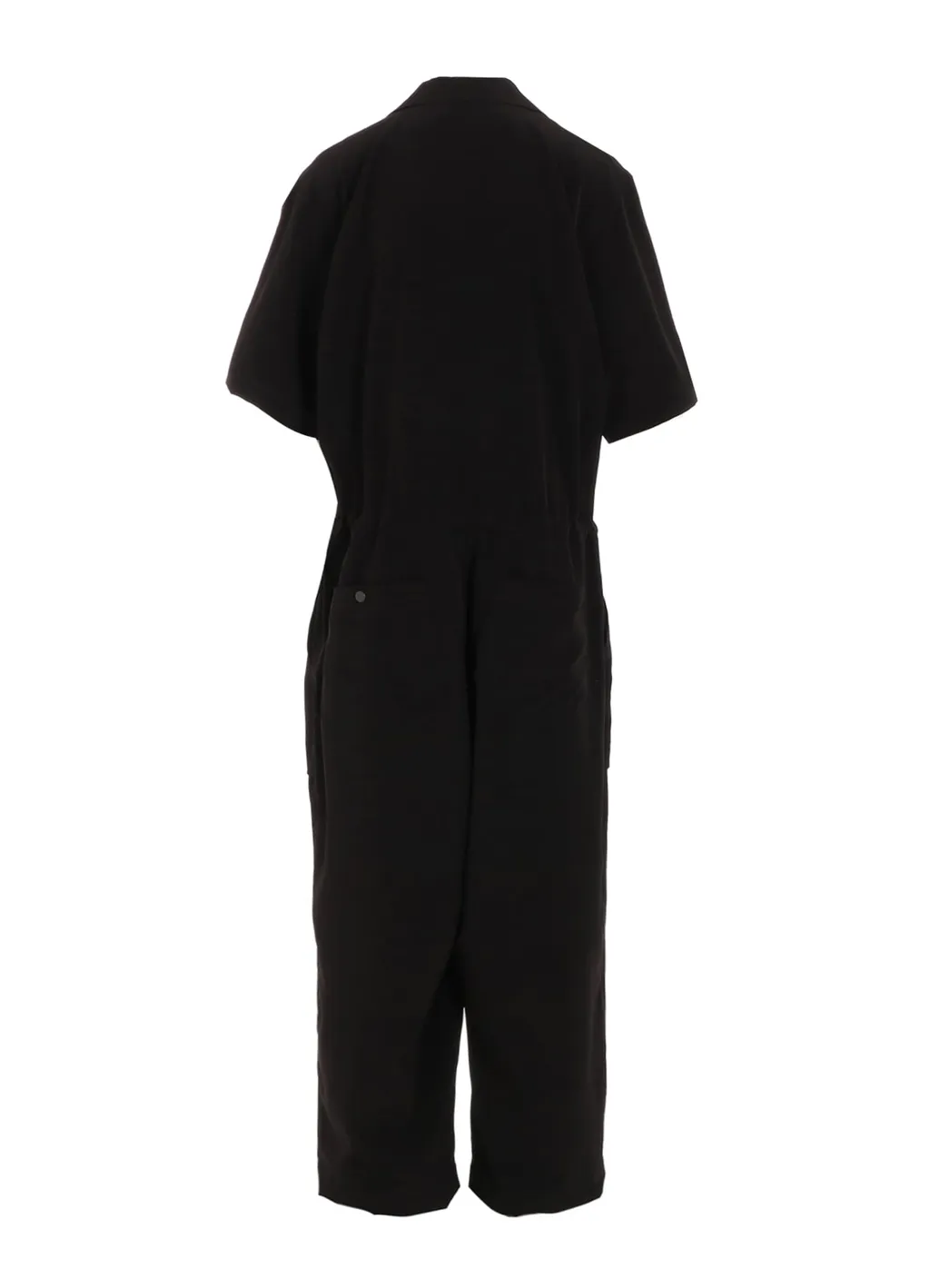Crepe De Chine Short Sleeve Military All-In-One