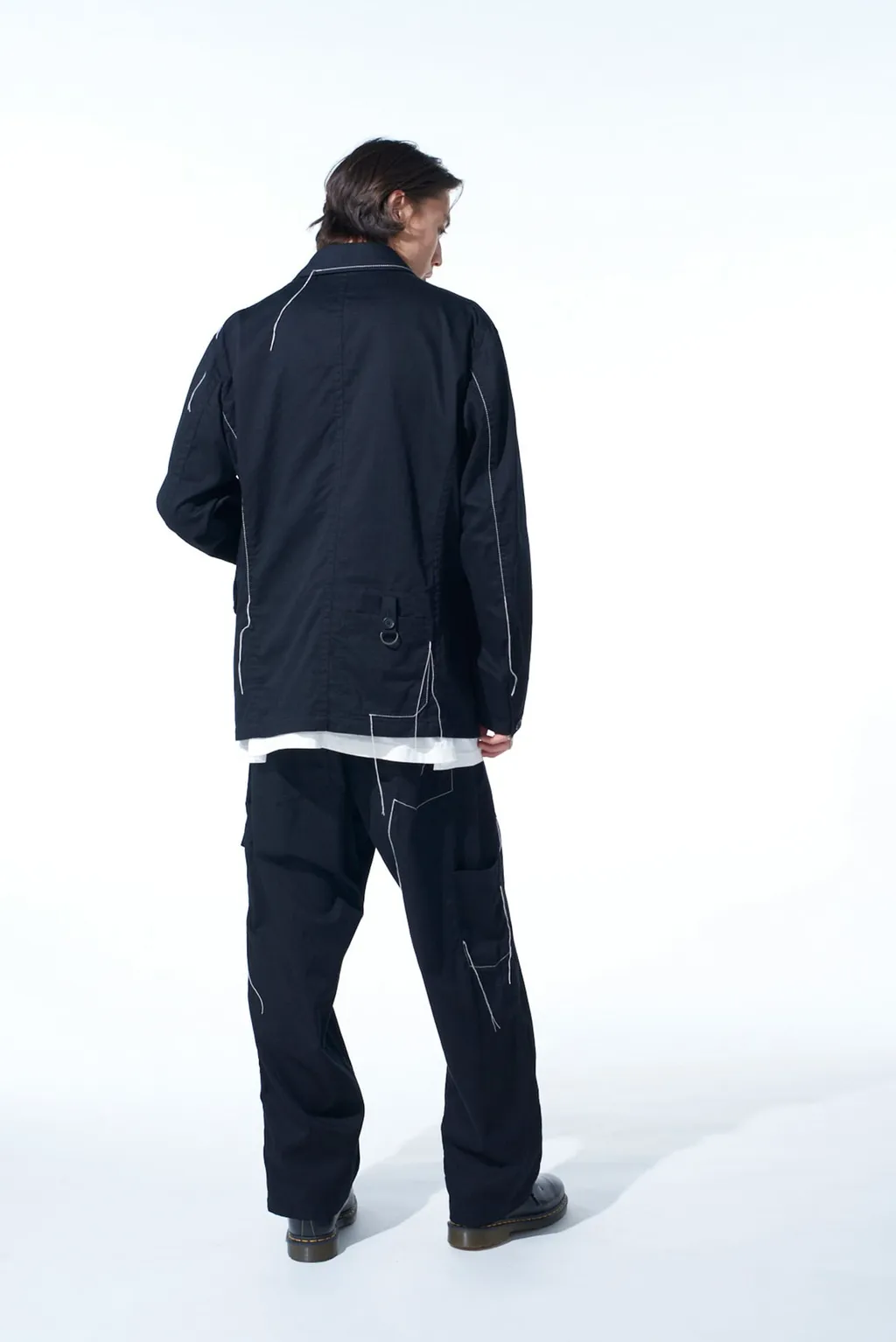 Cotton Twill Color Stitching Coveralls